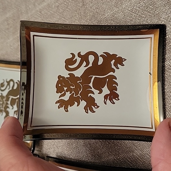 Vintage Houze Art Glass Trays - Picture 2 of 7